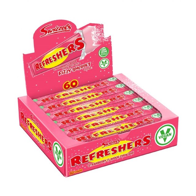 SWIZZELS 10P REFRESHERS STRAWB