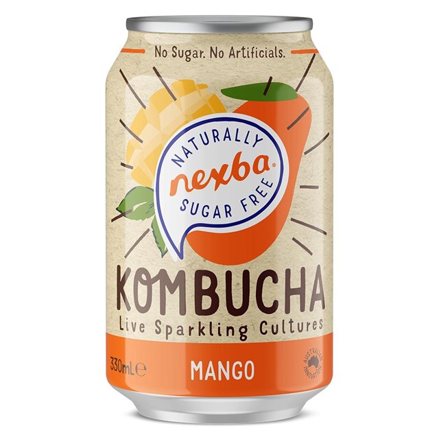 NEXBA KOMBUCHA MANGO 330ml (12 PACK)