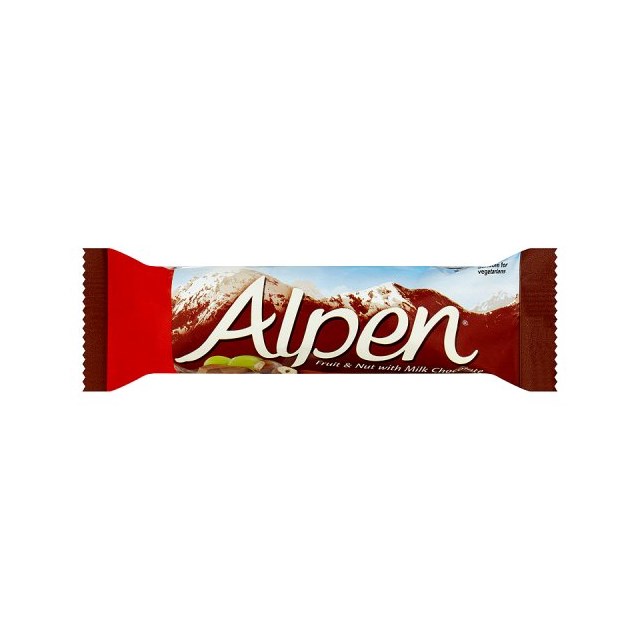 ALPEN BARS FRUIT & NUT CHOCOLATE