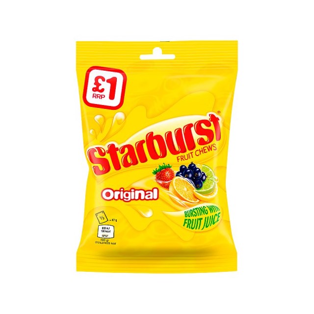 Starburst Original 127g  12 Pack £1