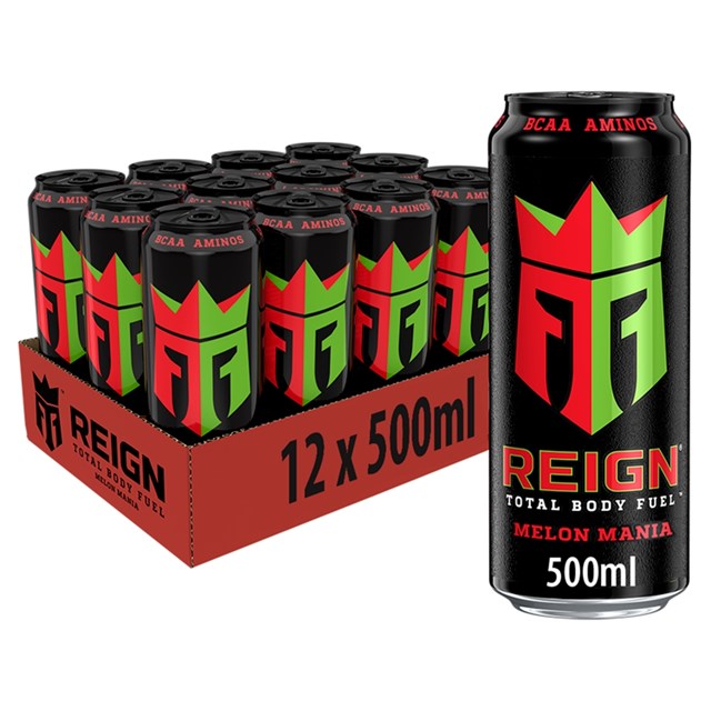 Reign Energy Drink Melon Mania 500ml £1.49 (12 Pack)