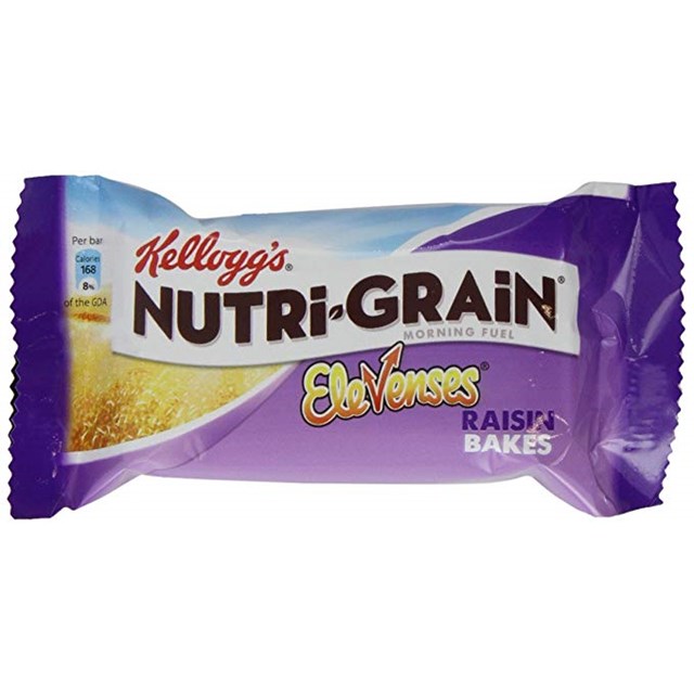 KELLOGGS CEREAL BARS NUTRIGRAIN ELEVENSES RAISIN