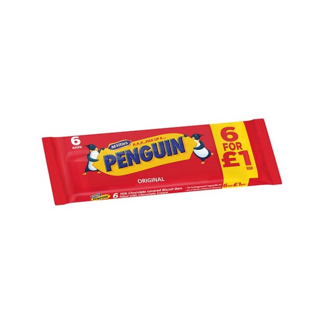 PENGUIN BISCUITS £1 (12 x 6 Pack)