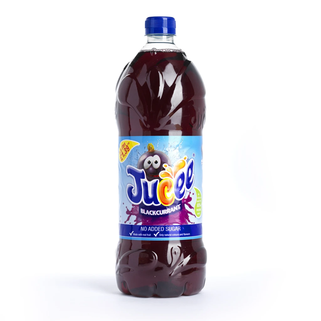 JUCEE BLACKCURRANT 1.5 Litre £1.39 (8 PACK)