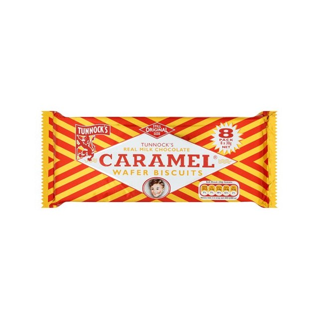 TUNNOCKS 8PACK CARAMEL WAFER (20 x 8 PACK)