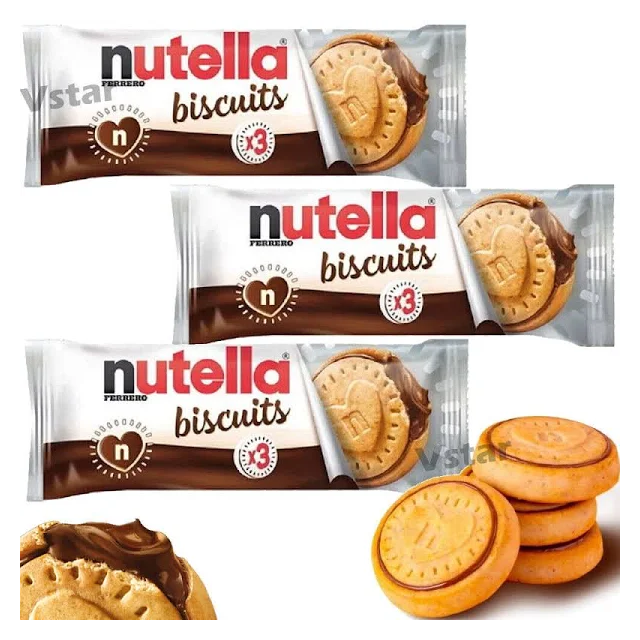 Nutella Biscuits 3 Pack With Hazelnut Spread 41g (28 x 3 Pack)