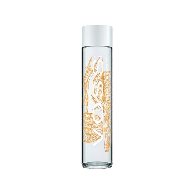 Voss Tangerine Lemongrass Sparkling Water Glass Bottles 375ml (12 Pack)