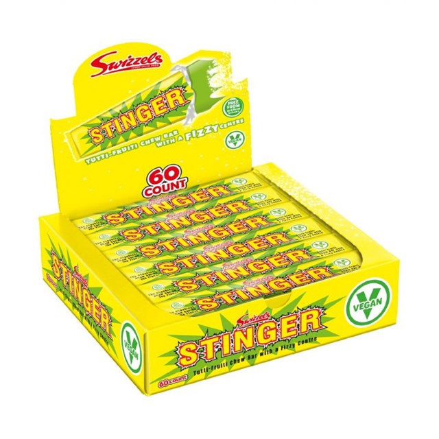 SWIZZELS STINGER CHEW BAR FRUIT 10p (60 PACK)