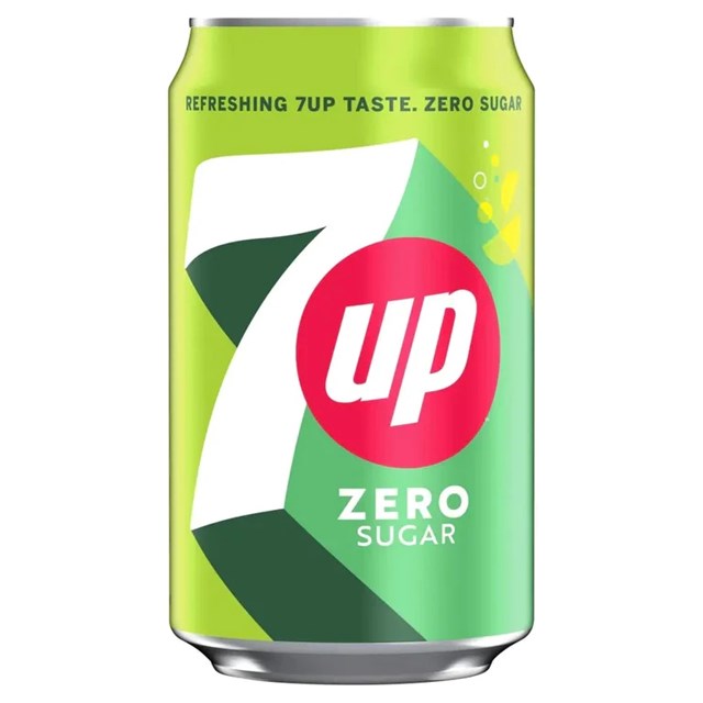 7UP ZERO 330ml (24 PACK)