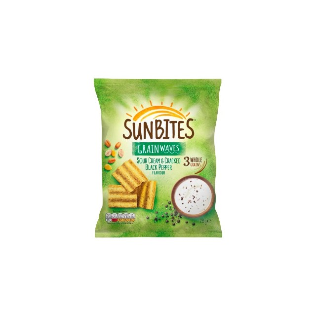 WALKERS SUNBITES SOUR CREAM & PEPPER