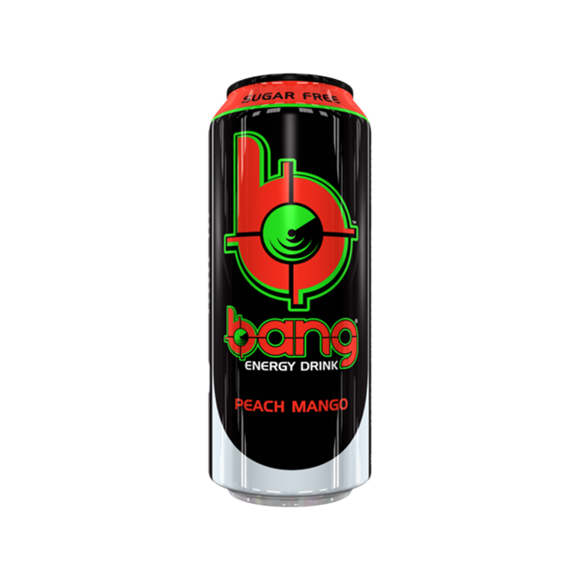 BANG ENERGY DRINK PEACH MANGO 500ml (12 PACK)