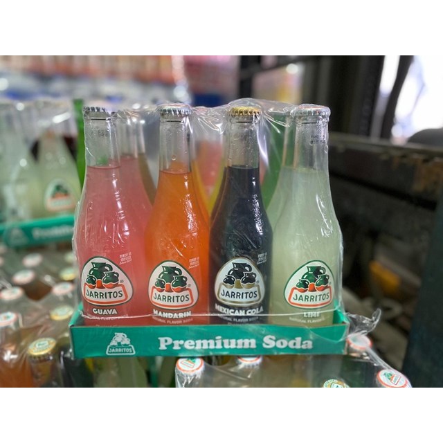 JARRITOS MIXED 2 COLA, 2 GUAVA, 2 MANDARIN, 2 LIME 370ml (12 PACK)