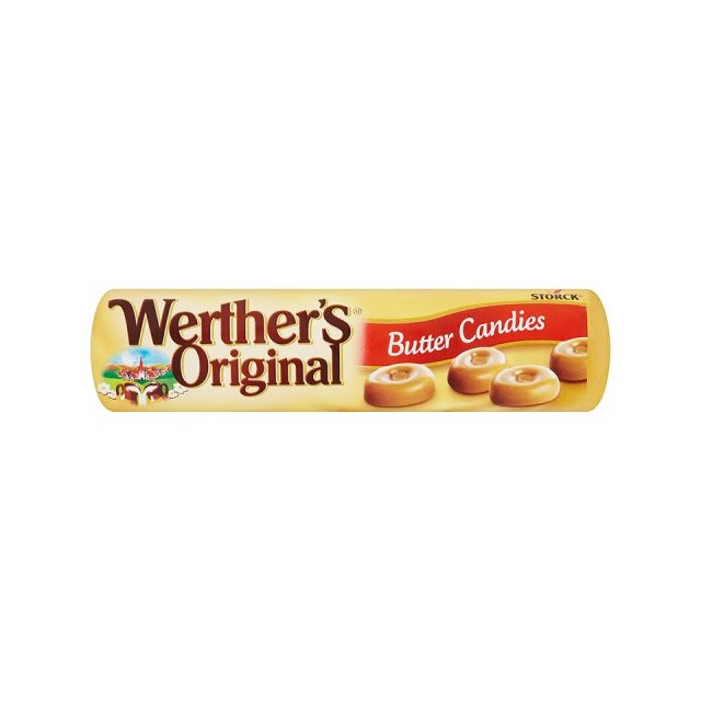 WERTHERS ORIGINAL BUTTER CANDIES 50g (24 PACK)