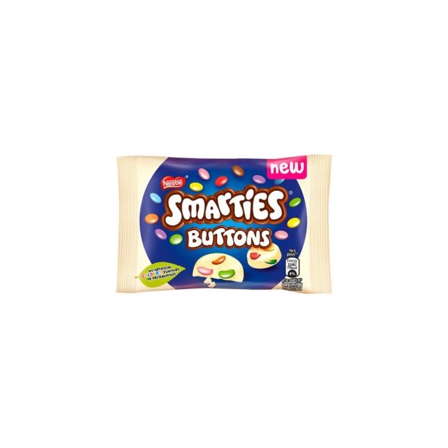 SMARTIES BUTTONS WHITE