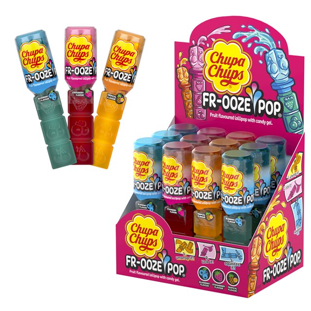 Chupa Chups Fr-Ooze Pop 26g (12 Pack)