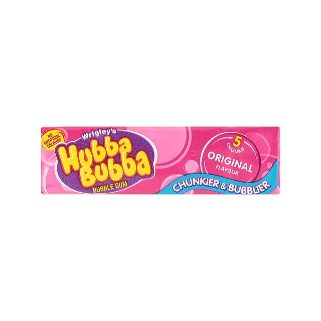 HUBBA BUBBA ORIGINAL BUBBLE GUM 35g (20 PACK)