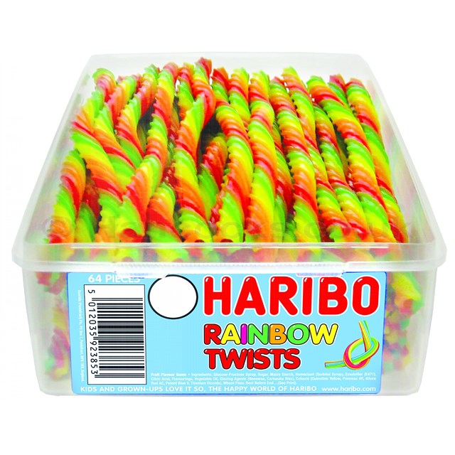 HARIBO 10P RAINBOW TWISTS