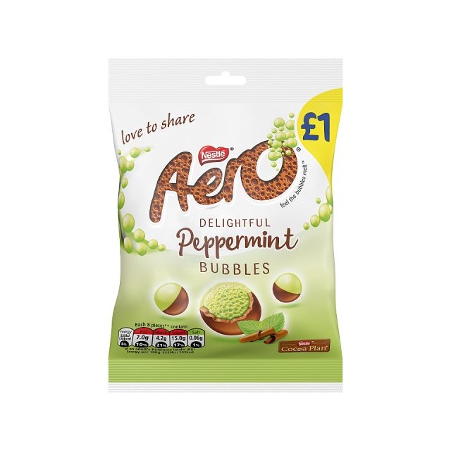 AERO BUBBLES £1 PEPPERMINT