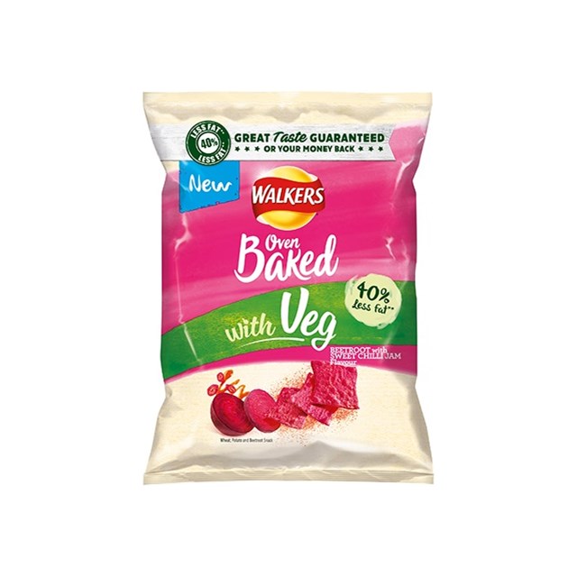 WALKERS BAKED WITH VEG BEETROOT CHILLI JAM