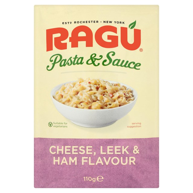 RAGU PASTA CHEESE LEEK & HAM