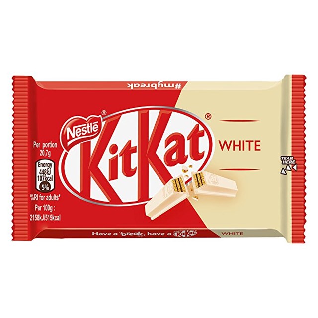 KIT KAT WHITE CHOCOLATE 41.5g (24 PACK)