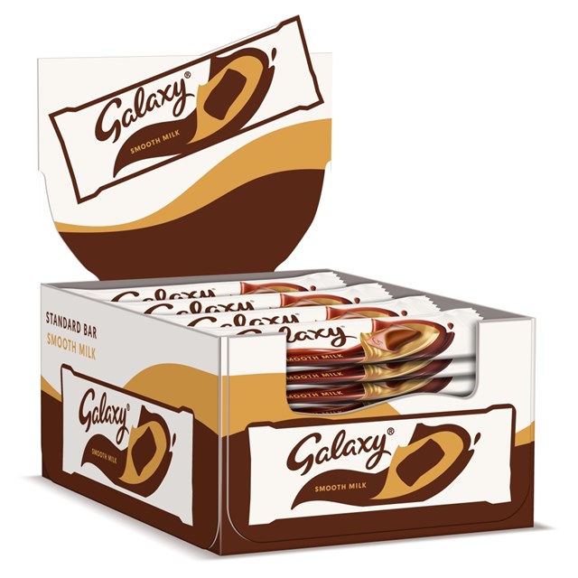 GALAXY SMOOTH MILK CHOCOLATE 42g (24 PACK)