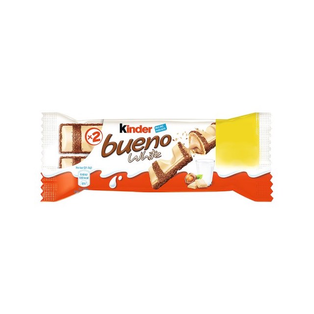 Kinder Bueno White ChocolateTwin Bar (30 Pack)