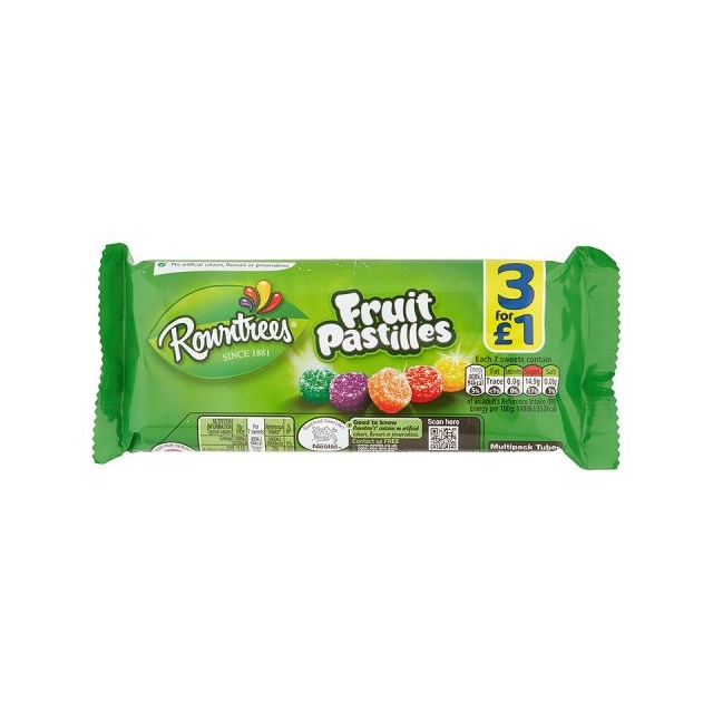 FRUIT PASTILLES £1 3PACK