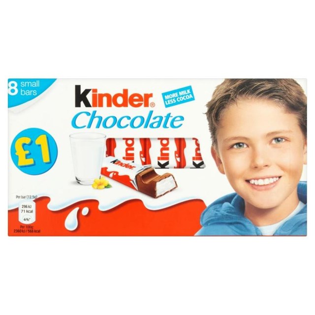 KINDER £1PM CHOCOLATE MULTIPACK