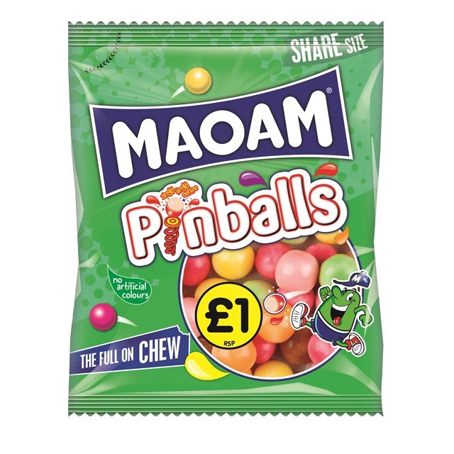 Haribo Maoam Pinballs 140g £1 (14 Pack)