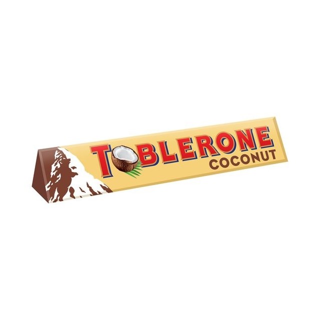 TOBLERONE COCONUT MILK CHOCOLATE BAR 360g (10 BARS)