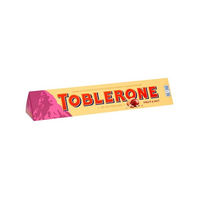 TOBLERONE FRUIT & NUT MILK CHOCOLATE BAR 360g