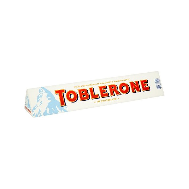 TOBLERONE WHITE CHOCOLATE BAR 360g 12 AUGUST DATED