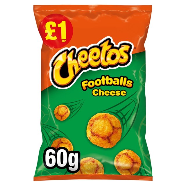 WALKERS CHEETOS FOOTBALLS 60g £1 (15 PACK)