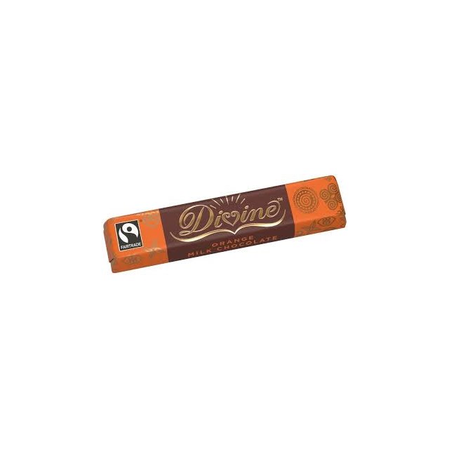 DIVINE FAIRTADE ORANGE CHOCOLATE