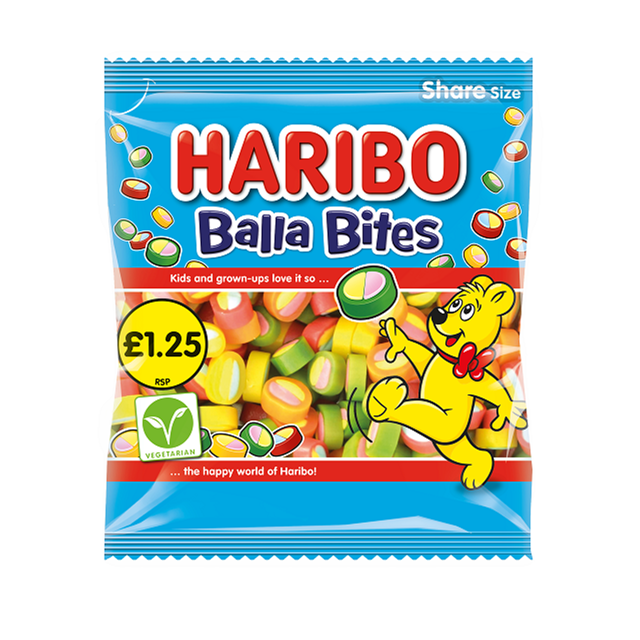 Haribo Balla Bites 140g £1.25 (12 Pack)