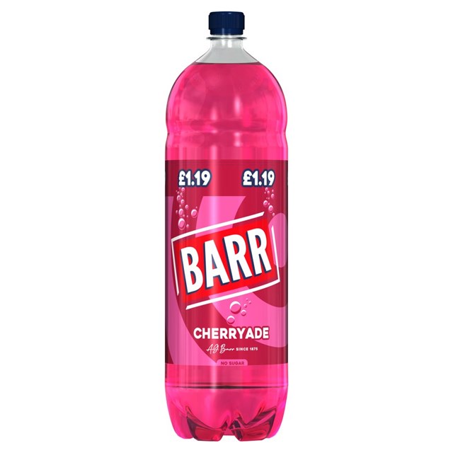 Barrs Cherryade 2 litre Bottles 6 Pack £1.19