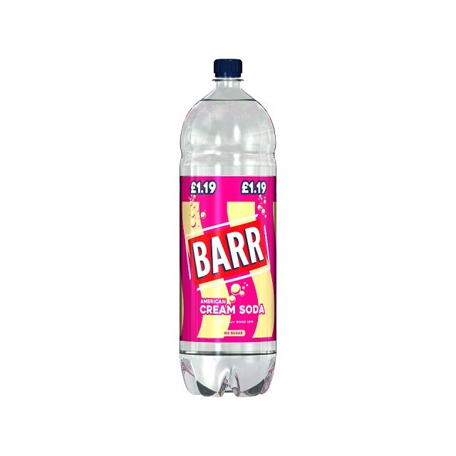 Barrs Cream Soda 2 Litre 6 Pack £1.19