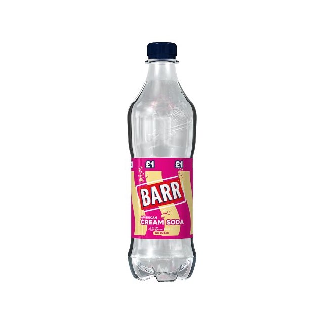 Barrs American Cream Soda 500ml 12 Pack £1