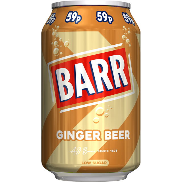 Barrs Ginger Beer 330ml 59p (24Pack)