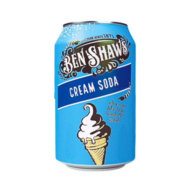 Ben Shaws Cream Soda 330ml 24 Pack