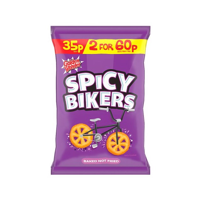 Golden Wonder Spicy Bikers 22g 35p (36 Pack)