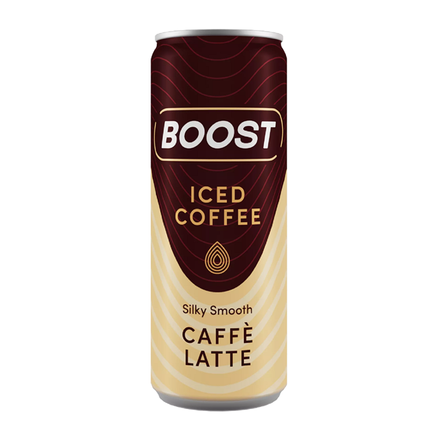Boost Iced Coffee Caffe Latte 250ml £1.19 12 Pack