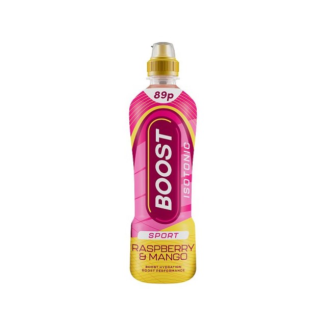 Boost Sport Energy Drink Raspberry & Mango 500ml 89p 12 Pack