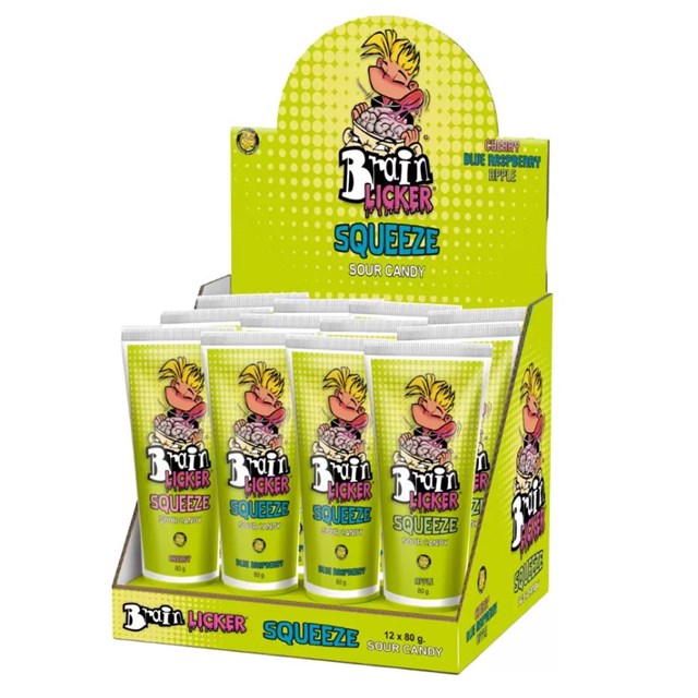 Brain Licker Squeeze Tube 80g 12 Pack