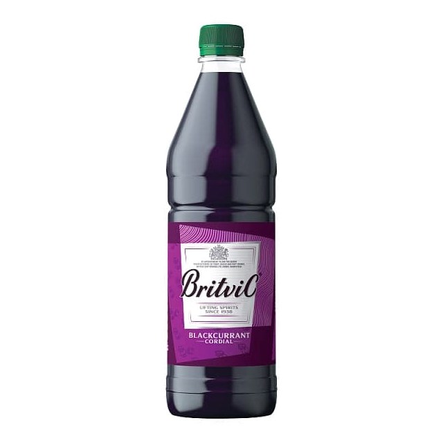 Britvic Blackcurrant Cordial 1 Litre (12 Pack)