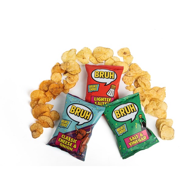 Bruh Crisps Varietry Box 40g 12 Pack