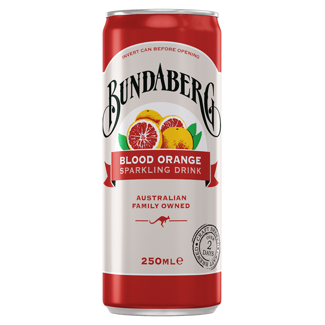 Bundaberg Blood Orange 250ml 24 Pack