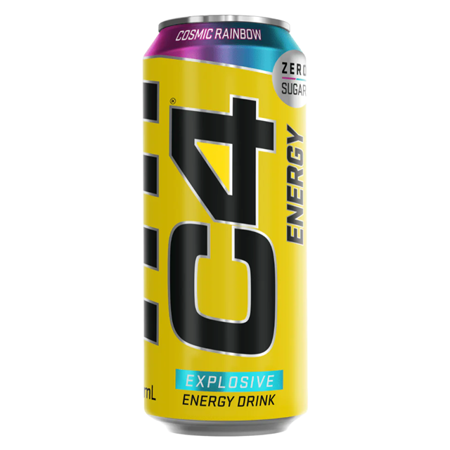 C4 Energy Drink Cosmic Rainbow 500ml £1.59 12 Pack