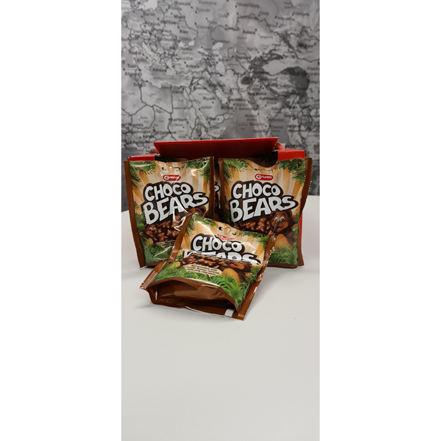 CARLETTI MILK CHOCOLATE CHOCO BEARS 120g (24 PACK)